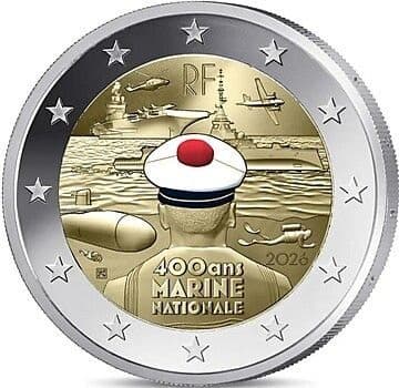Monnaie de Paris 2€ Marine Nationale Proof