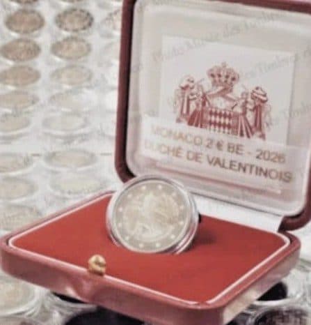 Monaco 2€ Duché de Valentinois Proof Coin
