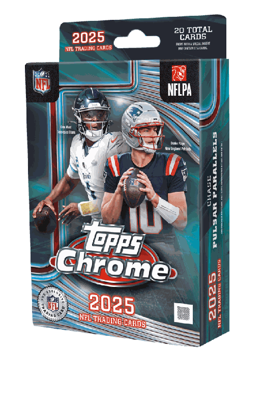 2025 Topps Chrome NFL Football Hobby Box