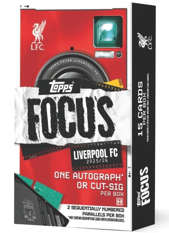 Topps Focus Liverpool 25/26 Hobby Box